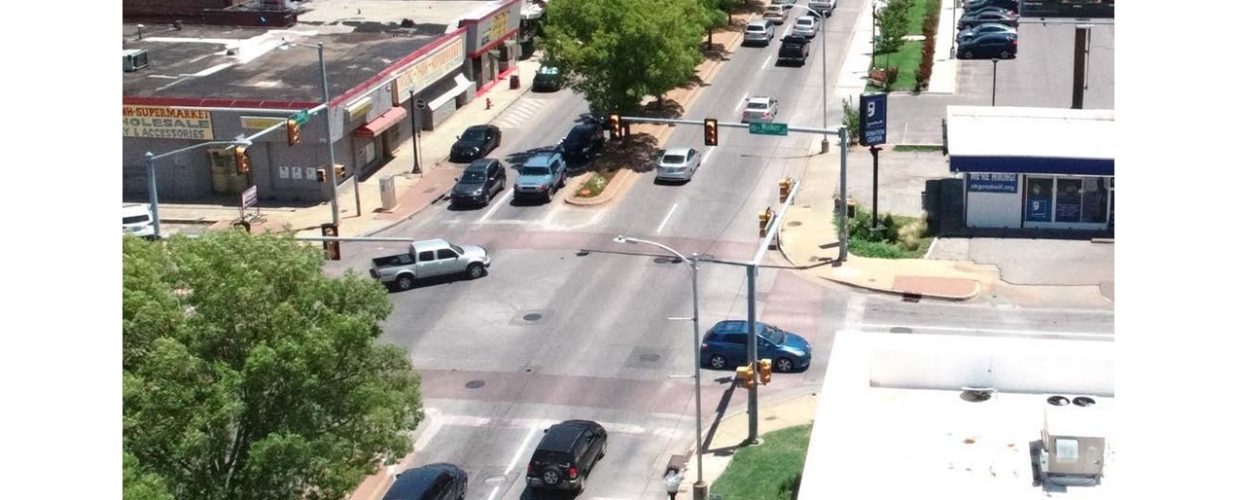 aerial view of NW 23rd intersection